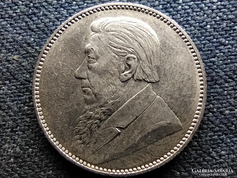 Dél-Afrikai Köztársaság Johannes Paulus Kruger .925 ezüst 1 Shilling 1897
