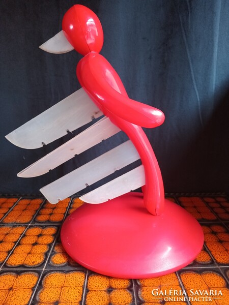 Pop art Raffaele Iannelo Red Voodoo  késblokktartó / Vintage Decor