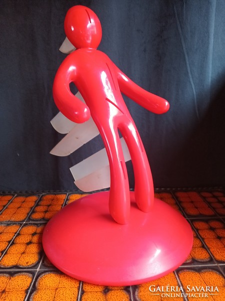 Pop art Raffaele Iannelo Red Voodoo  késblokktartó / Vintage Decor
