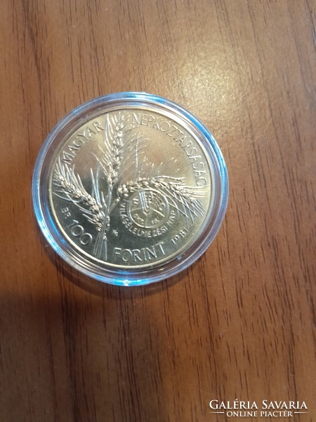 1981 FAO 100 Forint kapszulában