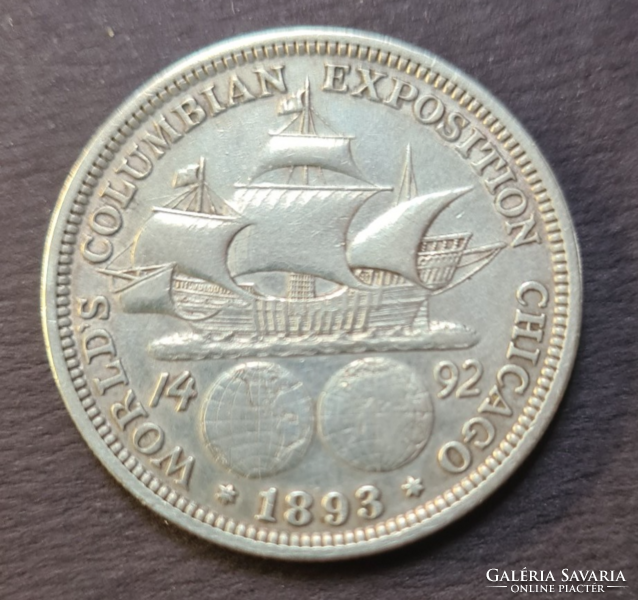 Columbian half dollar ezüst fél dollár 1893