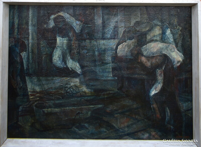 Gábor Jenő (1893 - 1968) ÉJJELI RAKODÁS 1957