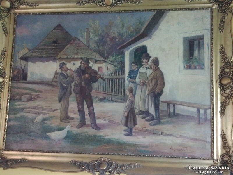 Gebauer Ernő (1882 - 1962) - híres magyar festő, grafikus festménye