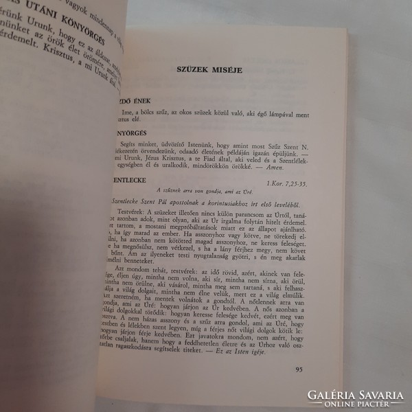 Kozma György: Úti misekönyv    Zsinati Bizottság Róma 1982