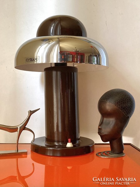 OPTEAM “felhő” design iparművészeti ikonikus fém asztali lámpa - 1976