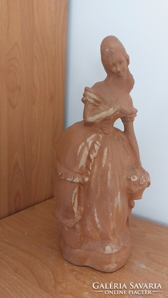 (K) Berki kerámiaszobor 32 cm magas