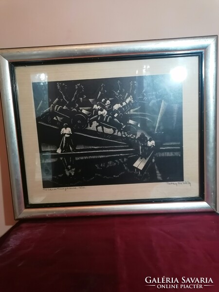 Patay Mihály fametszet 1937