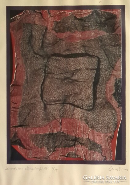 Csorba Simon (1943 - ) : Sziromtérben elhajolva