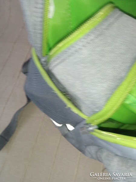 OXYBAG ergonomikus iskolatáska, hátizsák - OXY Green - zöld/szürke-fényvisszaverős