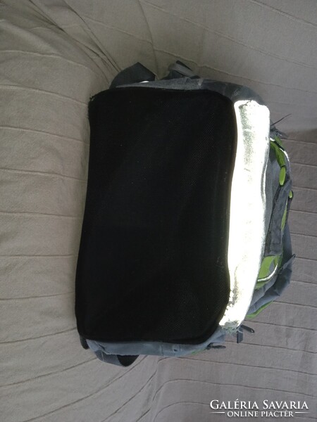 OXYBAG ergonomikus iskolatáska, hátizsák - OXY Green - zöld/szürke-fényvisszaverős