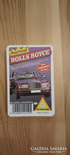 Rolls Royce - Autóskvartett - MegaTrumpf - Piatnik - No.422027