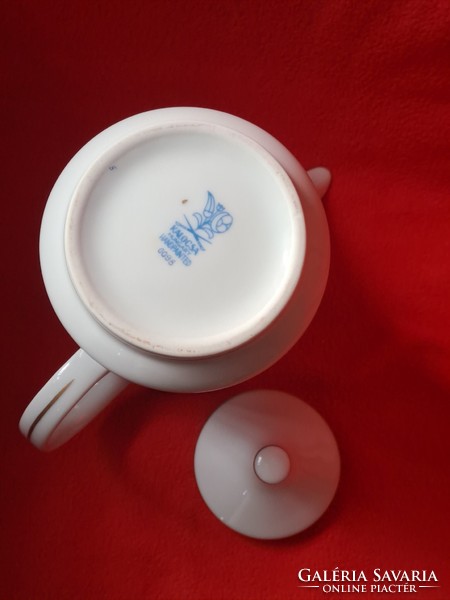 Ritka, hibátlan! KALOCSAI PORCELÁN 6 személyes mokkás / kávés készlet