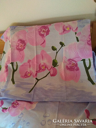 Orchidea mintás pamut ágynemű huzat