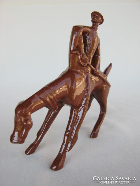 Don Quijote fém szobor