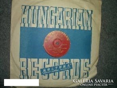 Supraphon bakelit lemez, nagylemez LP, hanglemez