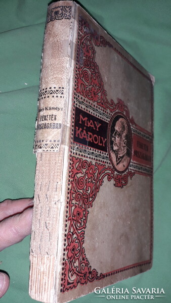 1916.May Károly:A feketék országában UTAZÁSI ELBESZÉLÉSEK könyv a képek szerint TOLNAI