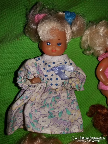 GYÖNYÖRŰ BABACSOMAG MINŐSÉGI Mattel ,SIMBA és HASBRO kicsi Barbie babák 9 db egyben a képek szerint
