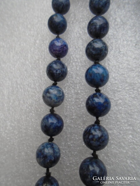Mesés 100% TERMÉSZETES 50-60 ÉVEKBŐL  lapis lazuli lánc 56 cm RÖVIDEB 220 ct