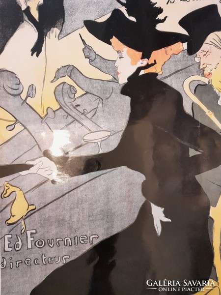 Toulouse-Lautrec - Divan Japonais (szecessziós poszter, 28x38 cm)
