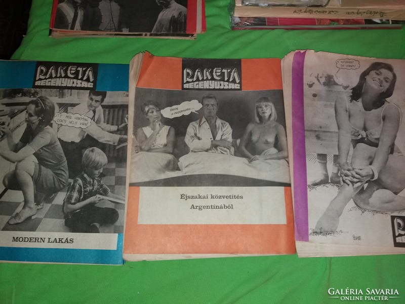 1978 1.és 18- 27 szám RAKÉTA REGÉNYÚJSÁG magazin 11.darab egyben a képek szerint