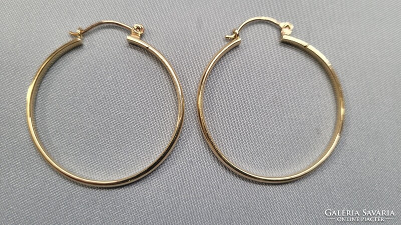 14 K arany karika fülbevaló 8,07 g