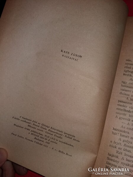 1955. Lengyel Balázs: Ezüstgaras regény KASS JÁNOS rajzaival könyv a képek szerint IFJÚSÁGI