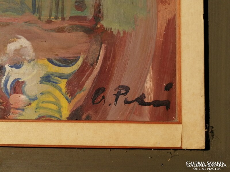 Cs. Pataj Mihály (Békéscsaba, 1921 - Szeged, 2008) Régészet festmény