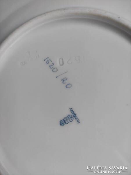 Rothschild mintás 12 személyes Herendi süteményes porcelán készlet 12+1db makulátlan állapotban