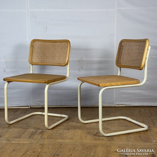 4db Marcel Breuer "Cesca" Bauhaus fehér szék