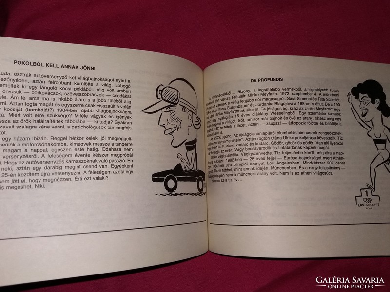 1985. Peterdi Pál - Szepes György : Sztár parádé  KARIKATÚRÁK könyv a képek szerint SPORTPROPAGANDA