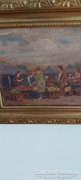 1Ft-ról-induló  SAUTNER LIPÓT(1889-1955):eredeti festménye