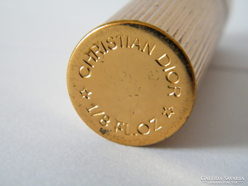 Vintage Christian Dior Diorling mini parfümtartó, tölthető üveg