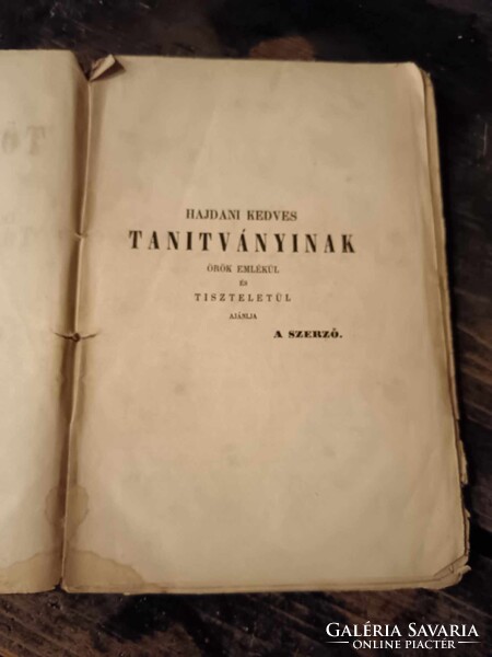 Egyetemes történelem, 1853-as füzet, írta Maár Bonifácz, Ős-Kor 1. füzet, 1. rész