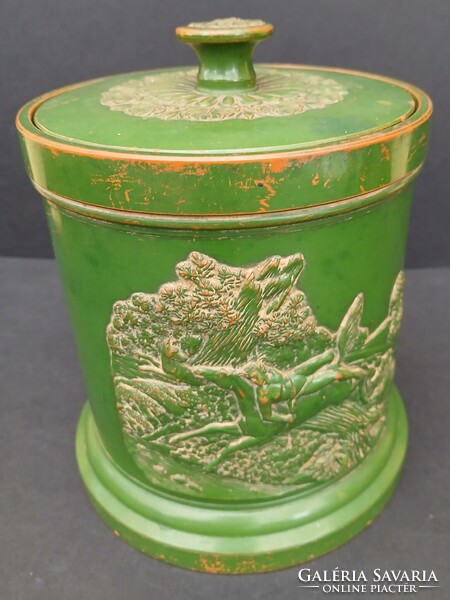 Lovas Jelenetes WS&S Wilhelm Schiller & Sohn Kekszes Doboz