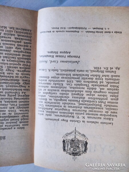 Káldi György s.j. Újszövetségi szentírás a vulgata szerint. Apostoli Szentszék Kiadó
