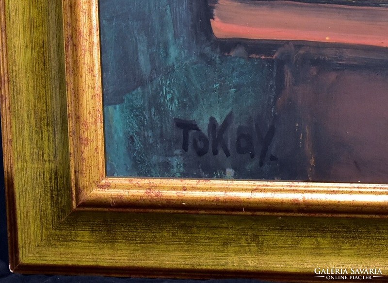 Tokay Ilona (1907-1988): CSENDÉLET LOVAS FIGURÁVAL