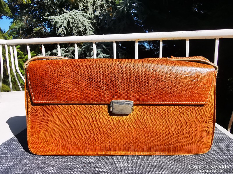 ART DECO KÍGYÓBŐR VÁLLTÁSKA