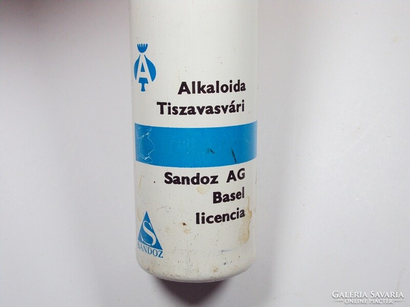 Retro Calcium-Sandoz pezsgőtabletta gyógyszeres doboz  - Alkaloida Tiszavasvári - 1980-as évekből
