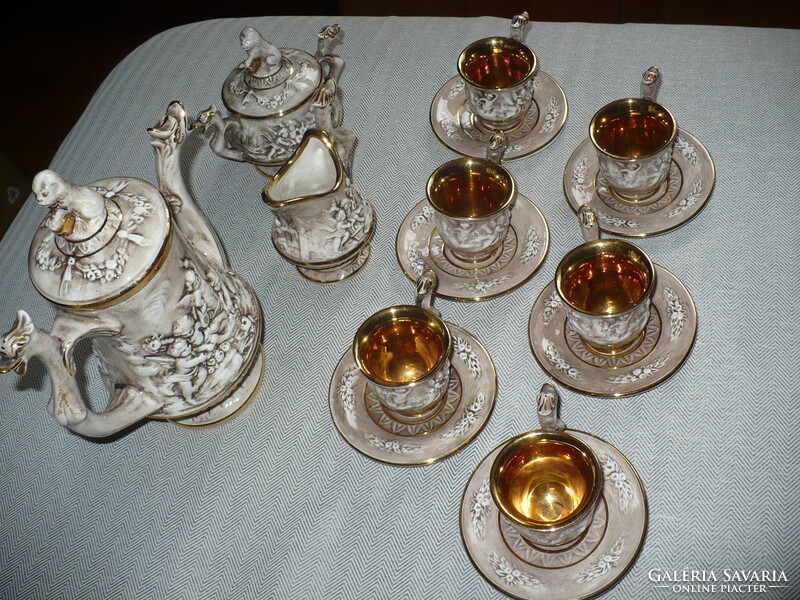 Capodimonte kávés készlet,