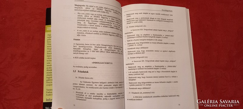 Lévayné Lakner Mária Baksa-Haskó Gabriella Excel 2003 táblázatkezelés és programozás a gyakorlatban