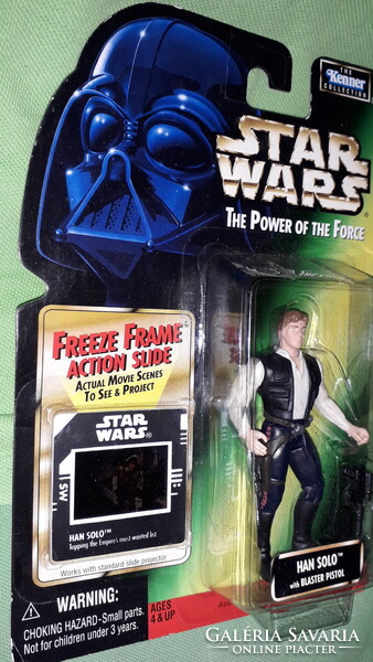 EREDETI KENNER STAR WARS HAN SOLO a klasszikus ruházatban játék figura BONTATLAN dobozával GYŰJTŐI