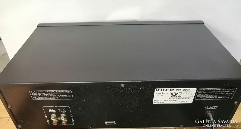 Uher Classic Double Cassette Deck UCT-220W 1989. hibás