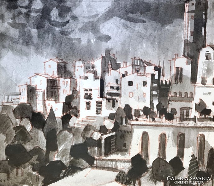 Pleidell János- Nemi (olasz kisfalu) 1967