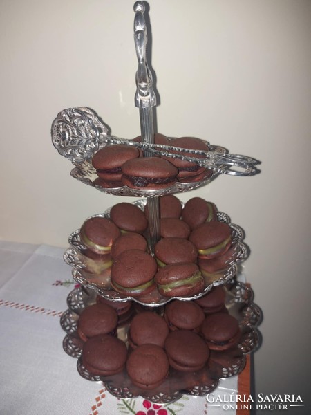 Ezüst torta/pirítós fogó