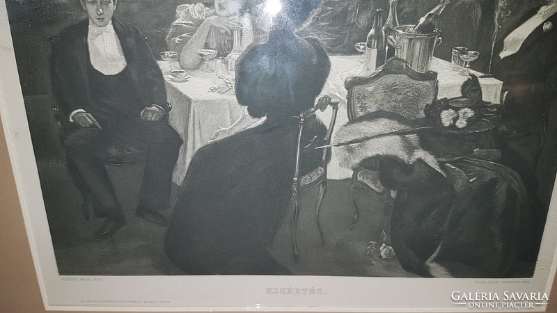 Márk Lajos --- kisértés - Kádár Gábor sokszorosítása- M- Képzőművészeti Társulat - Műlapja 1896-