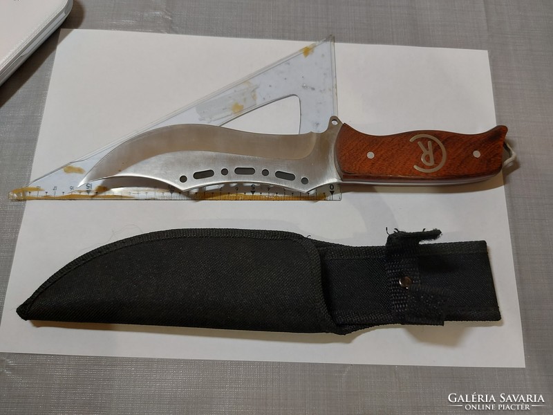! Columbia USA Saber (Li Chang Da: A0027) kés - taktikai vagy vadászkés - tőr, tokkal - 795