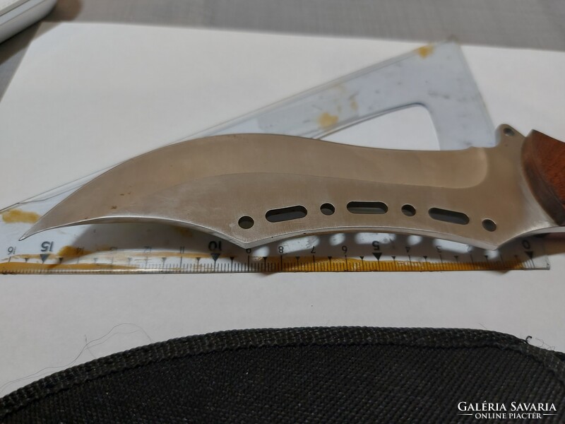 ! Columbia USA Saber (Li Chang Da: A0027) kés - taktikai vagy vadászkés - tőr, tokkal - 795