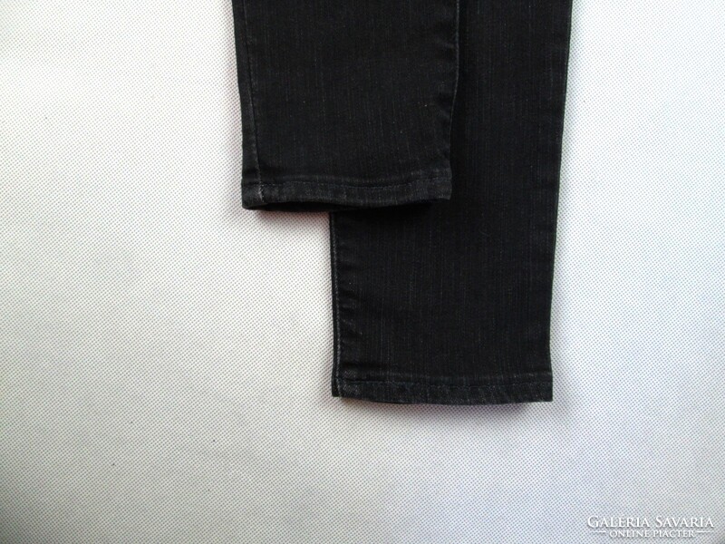 EREDETI LEVIS MILE HIGH SUPER SKINNY (W27 / L30) NŐI FEKETE SZTRECCSES FARMER