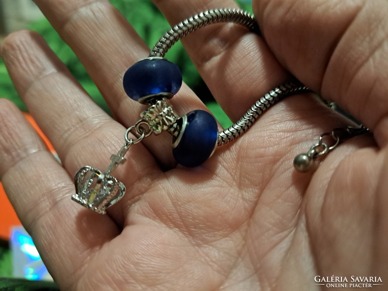 3as charm csomag fityegővel  Pandora trollbeads karkötőhöz is