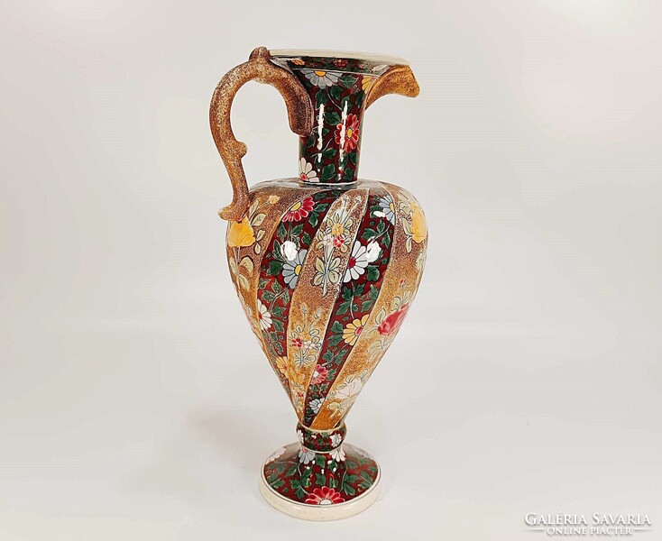 FISCHER J. ANTIK PORCELÁN NAGY MÉRETŰ VÁZA ,35 CM (R049)